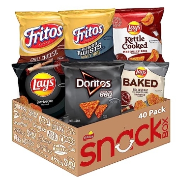 Frito Lay Backyard Barbecue Mix Variety Pack - 40 Count of Snacks