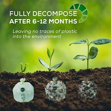 ANECO Compostable Waste Bags Eco-Friendly Durable Leak-Proof