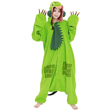 SAZAC Green Iguana Kigurumi Comfortable Costume