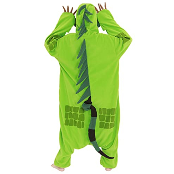 SAZAC Green Iguana Kigurumi Comfortable Costume