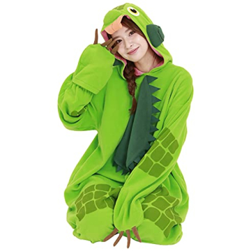 SAZAC Green Iguana Kigurumi Comfortable Costume