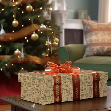 Personalized Vintage Christmas Wrapping Paper for Gifts