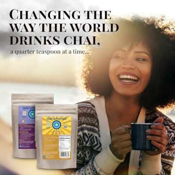 Blue Lotus Chai - Authentic 6-Spice Blend for 265 Cups