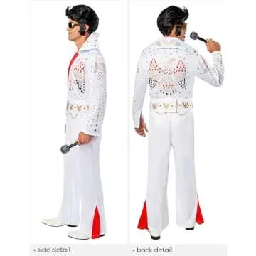 Rubies Men's Elvis Deluxe Costume for Halloween Fun