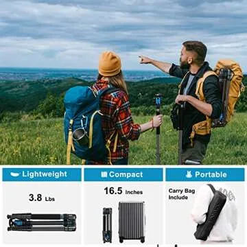 Versatile 81" JOILCAN Tripod for Cameras and More