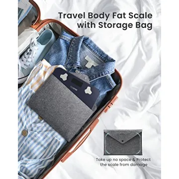 RENPHO Portable Travel Scale Tracks 13 Body Metrics