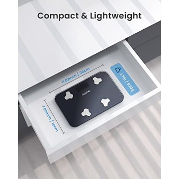 RENPHO Portable Travel Scale Tracks 13 Body Metrics