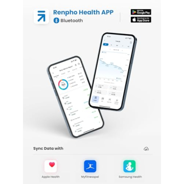 RENPHO Portable Travel Scale Tracks 13 Body Metrics