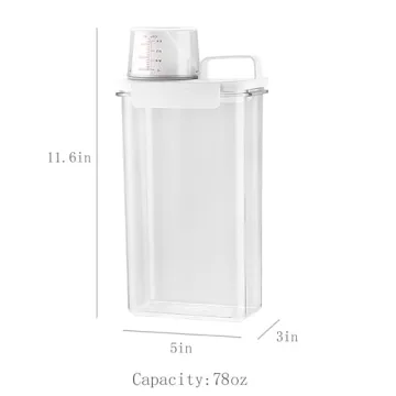 Laundry Detergent Dispenser Set for Smart Organization