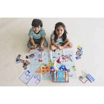 CocoMoco Kids World Map Game - Learn Geography Fun
