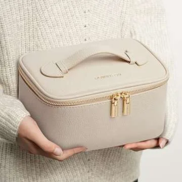 Elegant ROWNYEON Cosmetic Bag for Effortless Travel Organization