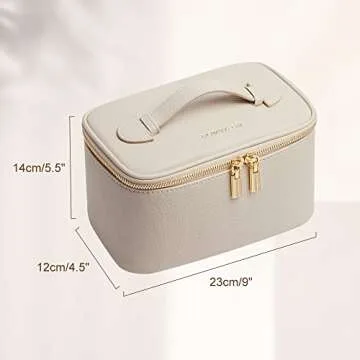 Elegant ROWNYEON Cosmetic Bag for Effortless Travel Organization