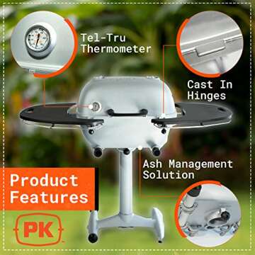 Enjoy Versatile Outdoor Cooking with PK360 Grill & Smoker