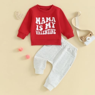 Infant Baby Boy Valentine's Day Outfit Perfect for Celebrations