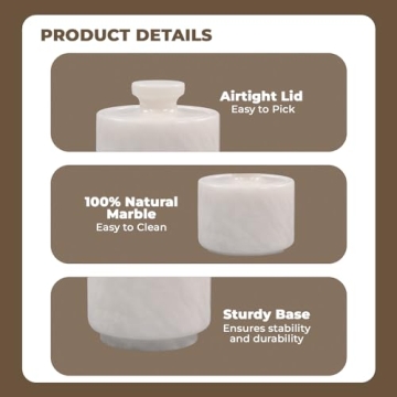 Premium Marble Salt Cellar by MARBLOUS KRAFTS - 3" Onyx Bowls