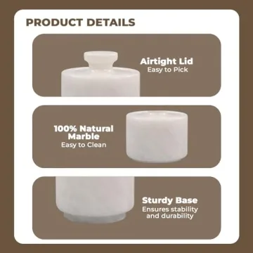 Premium Marble Salt Cellar by MARBLOUS KRAFTS - 3" Onyx Bowls