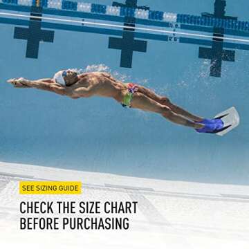 FINIS Shooter - Fiberglass Monofin to Improve Form and Strength - Mermaid-Style Swimming Fin for Men and Women - Adult Swim Flipper for Swimming and Pool Accessories