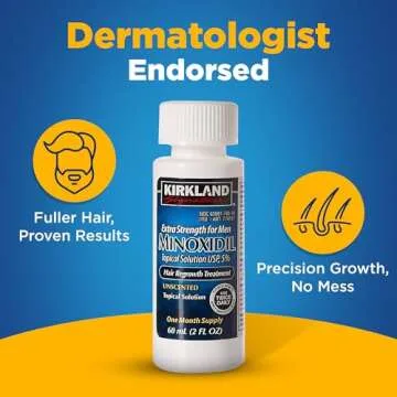 Kirkland Signature Minoxidil 5% Solution Men’s Hair Regrowth