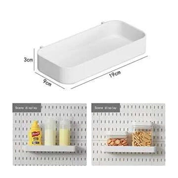 Chris.W 2Pack Pegboard Trays - Stylish and Functional Storage Solution