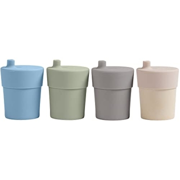 Eco-Friendly WeeSprout Bamboo Sippy Cups for Kids