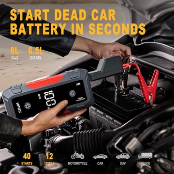 HPBS 2000A Jump Starter for 8L Gas and 6.5L Diesel Engines