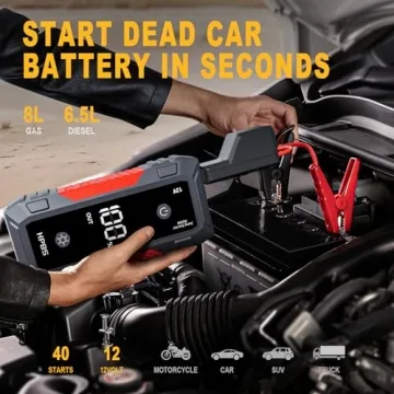 HPBS 2000A Jump Starter for 8L Gas and 6.5L Diesel Engines