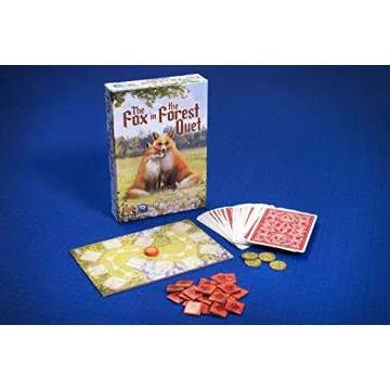 Renegade Game Studios Fox in the Forest Duet Card Game for 2 Players Aged 10 & Up , Cooperative Trick-Taking Game.