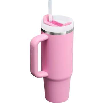 STANLEY Quencher H2.0 FlowState Insulated Tumbler with Lid & Straw, 40oz - Eco-Friendly Drinkware