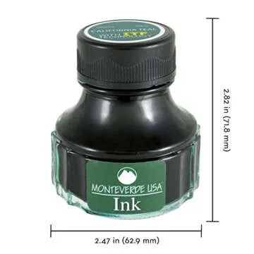 Monteverde USA Ink with ITF Technology, 90 ml California Teal (G308CT)