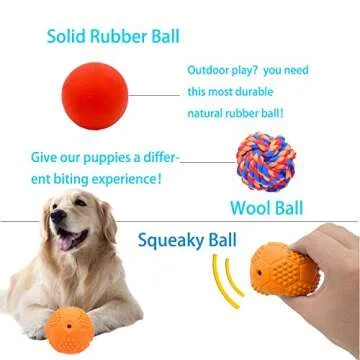 Durable Volacopets Interactive Dog Toy Set for All Dogs