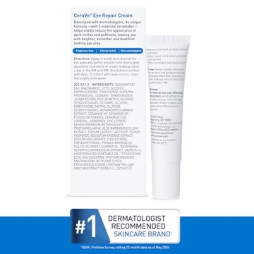 CeraVe Eye Repair Cream for Puffiness & Dark Circles