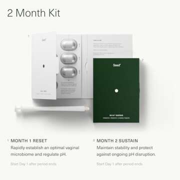 Seed VS-01 Vaginal Synbiotic - Prebiotic & Probiotic for Women - L. Crispatus Probiotic Suppositories for Vaginal Health, pH, & Yeast Balance - 8 Suppositories (60-Day Supply)