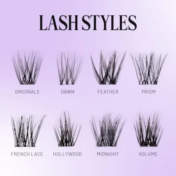 Lilac St Prism Volume Faux Eyelash Clusters - Lasts 10 Days