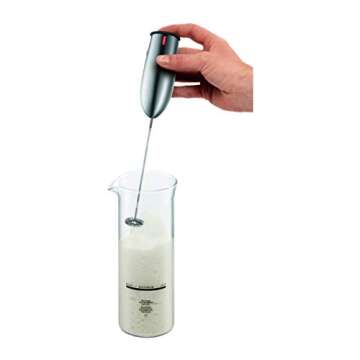 Bodum Schiuma Battery Operated Milk Frother for Coffee Lattes, Hot Chocolate, Mocha, Cappuccino, Black