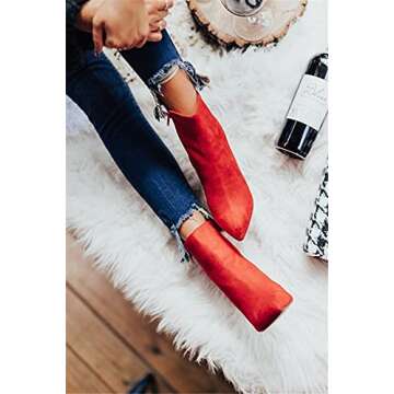 Womens Pointed Toe Heels Ankle Booties Kitten Stiletto Bowtie Dress Shoes