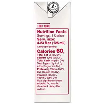 Tropicana 100% Juice Box, Apple Juice, 4.23oz (Pack of 44) - Real Fruit Juices, Vitamin C Rich, No Added Sugars, No Artificial Flavors