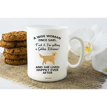 Emily Gift Funny Golden Retriever Mom Mug - Sarcastic Coffee Mugs for Women