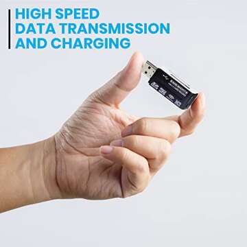 Excelshoots 3 FT Mini USB Cable for Canon DSLR Cameras