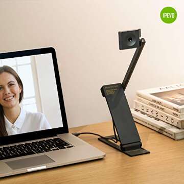 IPEVO DO-CAM Ultra HD 8MP USB Camera for Remote Work