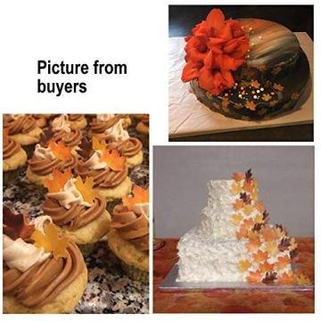 Edible Fall Leaves Cake Decorations for All Celebrations