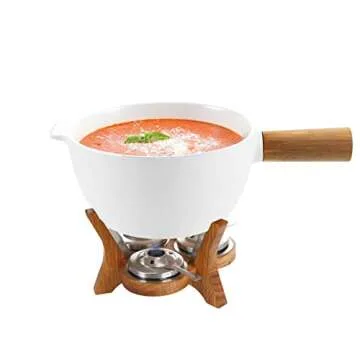 BOSKA Party Fondue Set, 6.5L Stoneware Pot and Base