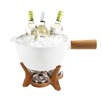 BOSKA Party Fondue Set, 6.5L Stoneware Pot and Base