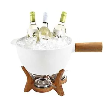 BOSKA Party Fondue Set, 6.5L Stoneware Pot and Base