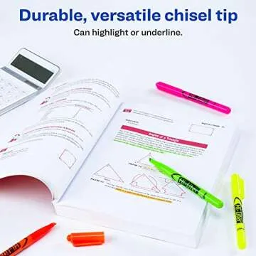 AVERY Hi-Liter Highlighters with Smear Safe Ink - 6 Colors