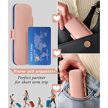 Portable Pill Organizer for Health on the Go