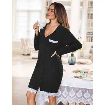 Trendy Ekouaer Nightgown for Women: Stylish Comfort