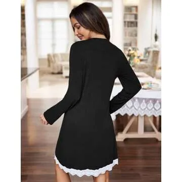 Trendy Ekouaer Nightgown for Women: Stylish Comfort