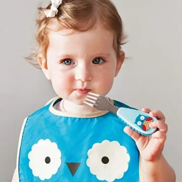 Cute Skip Hop Owl Toddler Utensils for Independent Eating