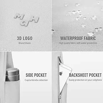 MAH Travel Laptop Backpack - Stylish & Durable 15.6 Inch Laptop Bag