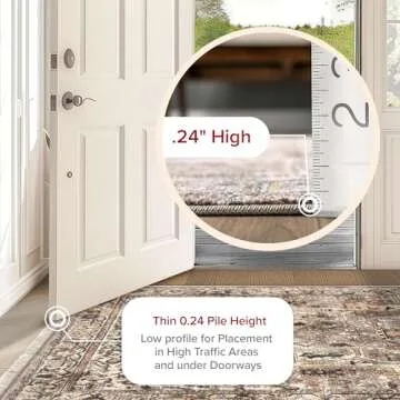 nuLOOM Harriet Vintage Medallion Fringe Area Rug - 8x10 Area Rug Traditional Light Brown/Ivory Rugs for Living Room Bedroom Dining Room Kitchen